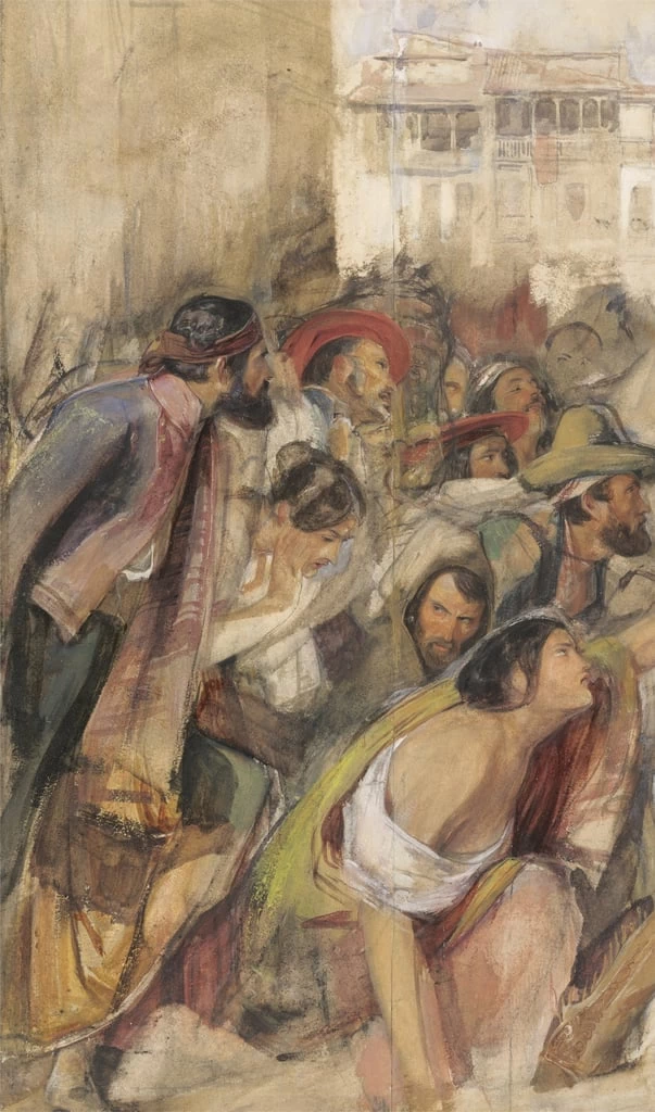 Studio per la proclamazione di don Carlos - Yale Center for British Art, Paul Mellon Fund